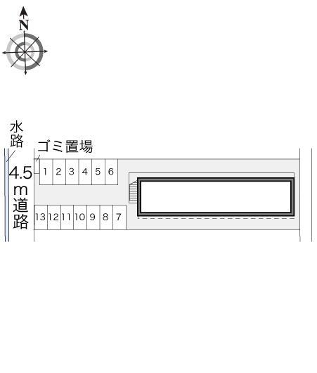 公文名(19388)の駐車配置図