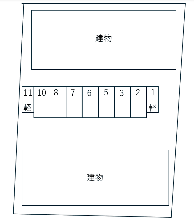 Ｍｔ　Ｇｒａｎｄｅ　Ⅱ別駐車場の駐車配置図