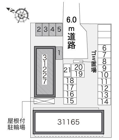 エーヴィヒ(31227)の駐車配置図