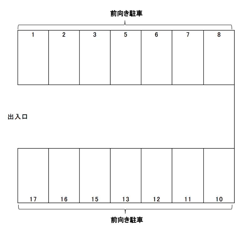 000108の駐車配置図