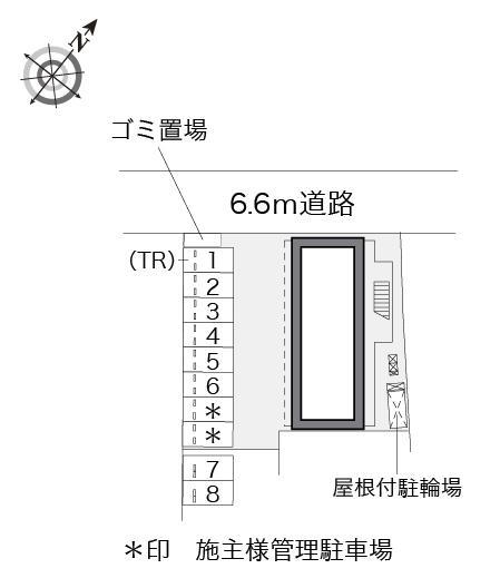 リラ上池(14581)の駐車配置図