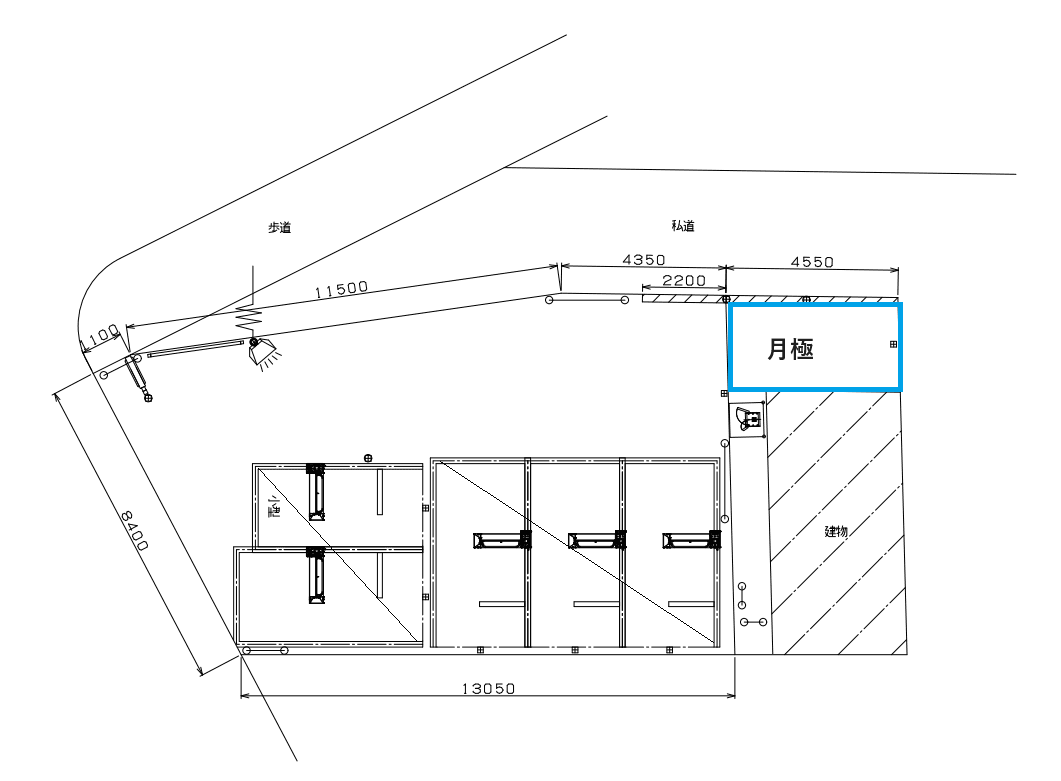 ＫＦ-Ｐａｒｋ田園調布本町の駐車配置図