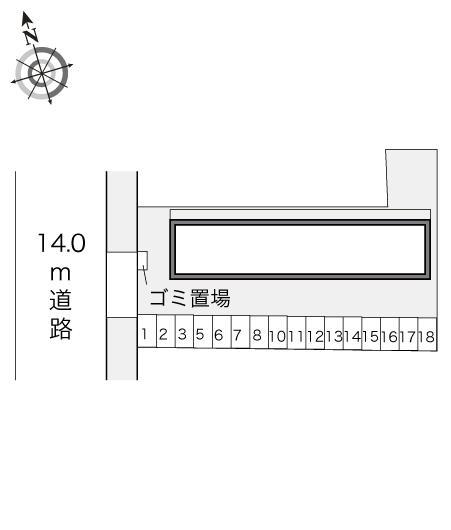 トレーゾール(21239)の駐車配置図