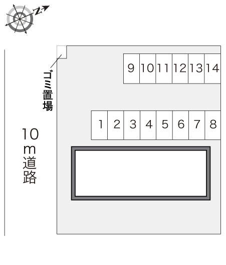 フォレスト５５(16124)の駐車配置図
