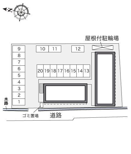 ななせⅡ(31606)の駐車配置図