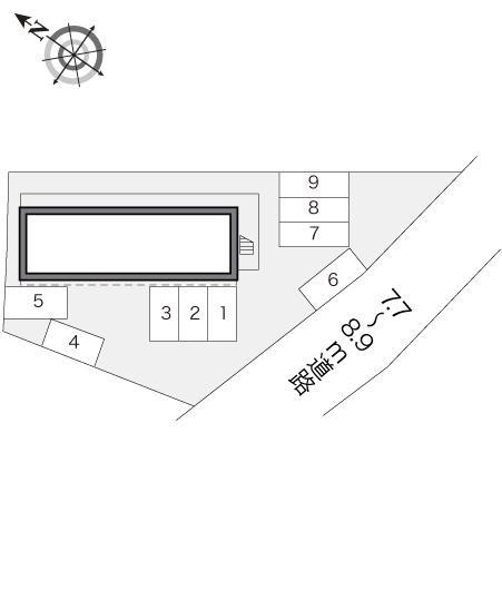 エスポワール江東(16109)の駐車配置図