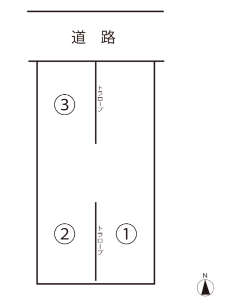 ピュア・和光第1駐車場の駐車配置図