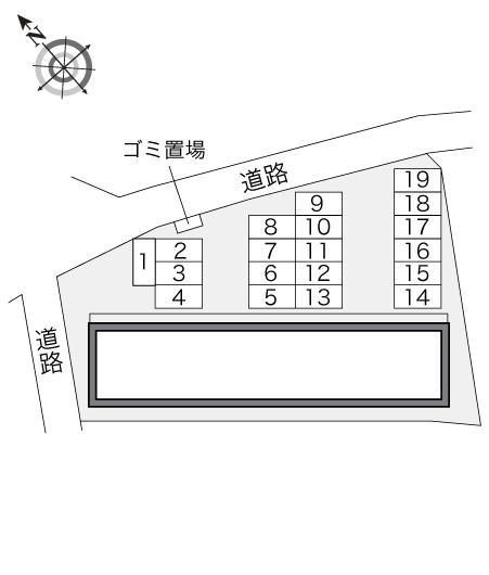 ヒナガ(22980)の駐車配置図