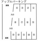 アップルパーキングの駐車場