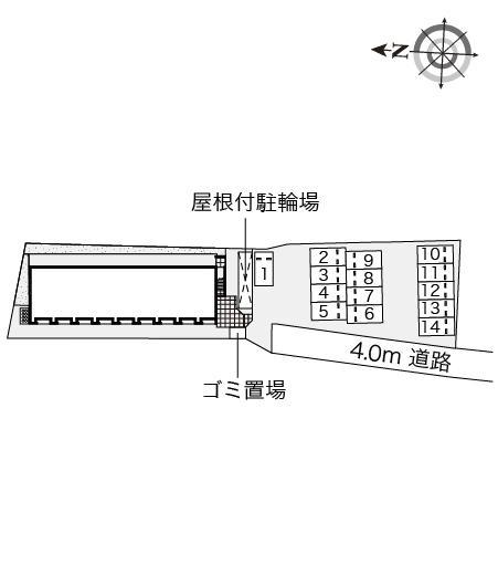プラムグローブ(55428)の駐車配置図