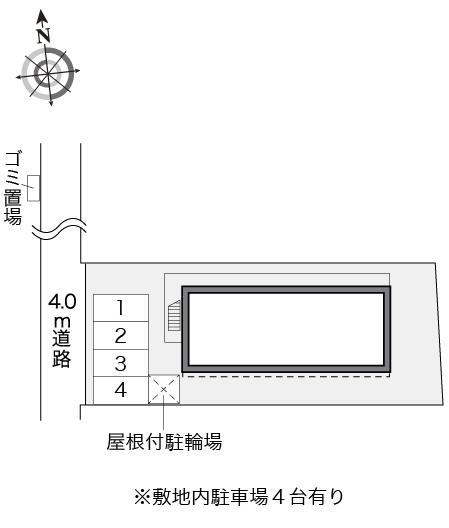 鬼越２００３(18919)の駐車配置図