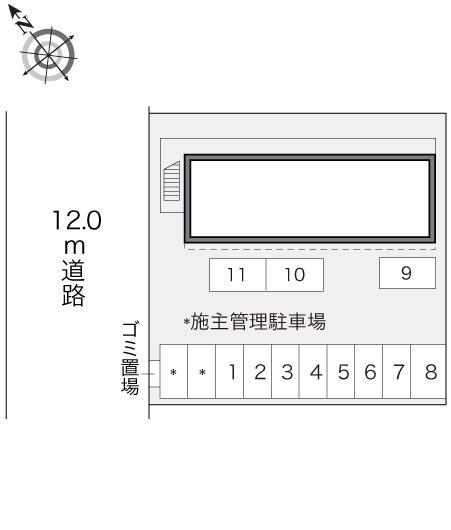 Ｓｈｉｍａ(17847)の駐車配置図