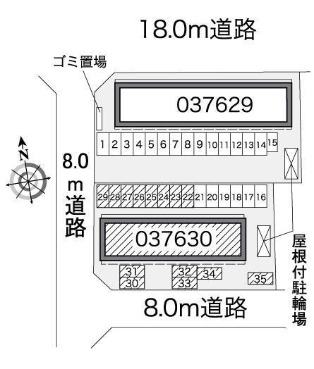 夢(37630)の駐車配置図