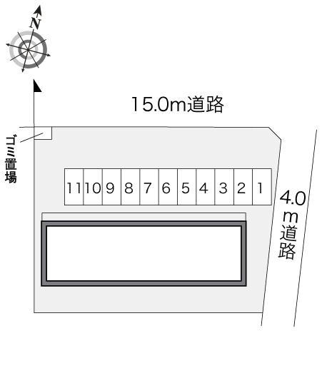 三宅(21469)の駐車配置図