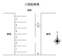 川西駐車場の駐車場