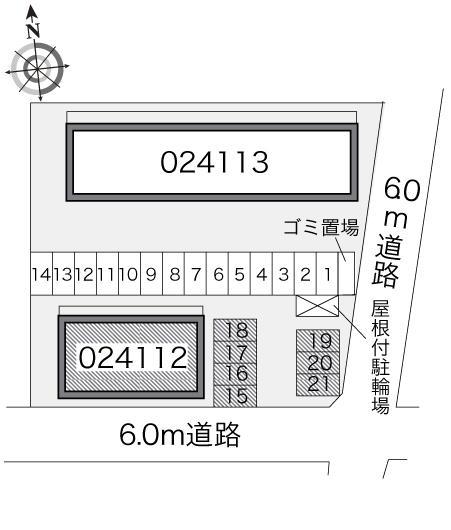 エミネントⅡ(24112)の駐車配置図