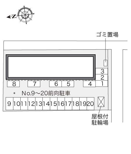 和奏(34987)の駐車配置図