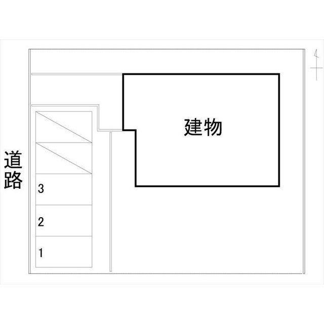 割出町Ｎパーキングの駐車配置図