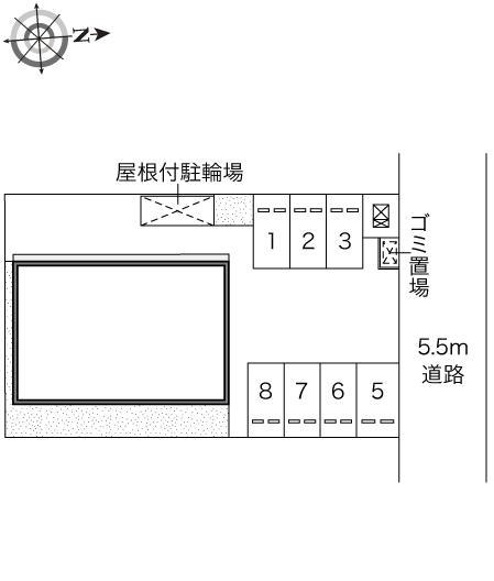 杉(46998)の駐車配置図