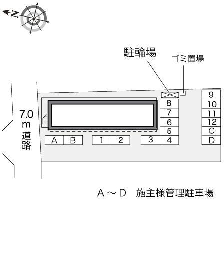 ＳＨＵＹＵⅡ(24210)の駐車配置図