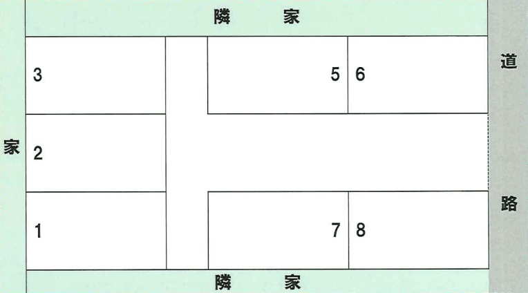 ケイ パーキングの駐車配置図