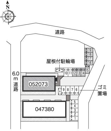 ペリドⅡ(52073)の駐車配置図