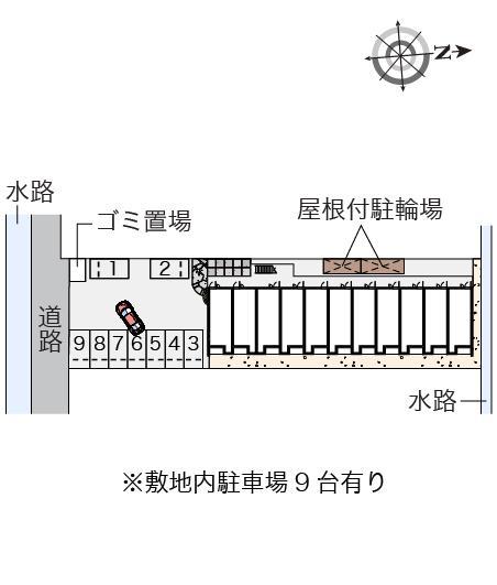 クレイノエストレーラ(55591)の駐車配置図