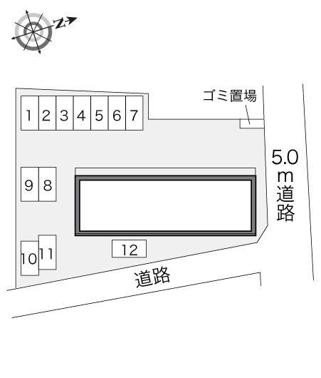 メルシー(23498)の駐車配置図