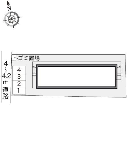 西習志野(13005)の駐車配置図