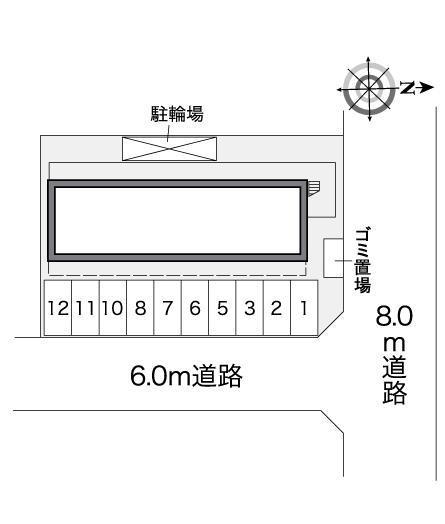 グルーデテンポ(25776)の駐車配置図