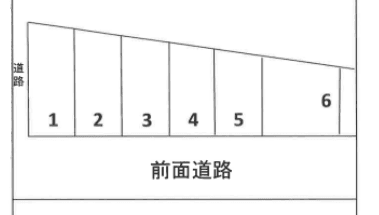 川下１丁目パーキングの駐車配置図