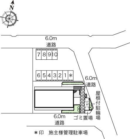 トンゴーノ(45883)の駐車配置図