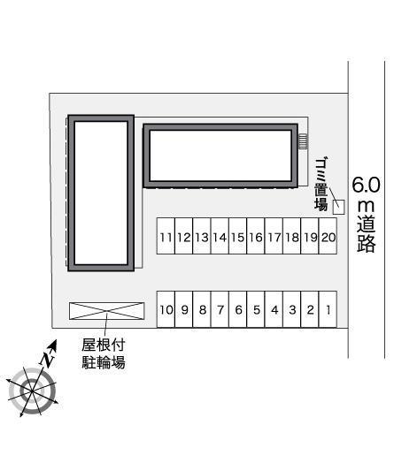 アルブル(27388)の駐車配置図