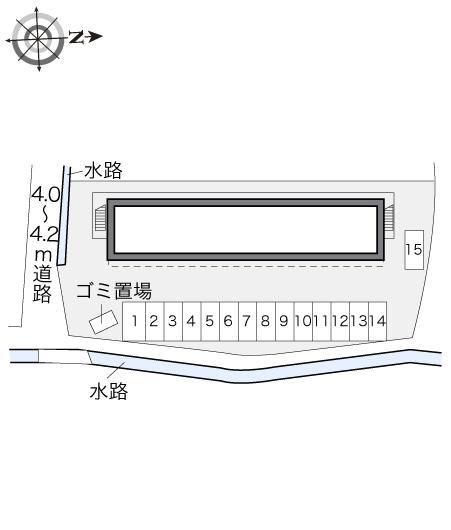 ブランはじめ(18413)の駐車配置図