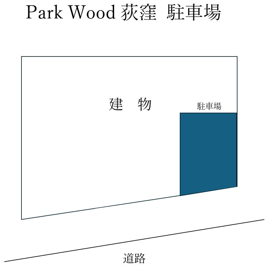 Park Wood荻窪 駐車場の駐車配置図