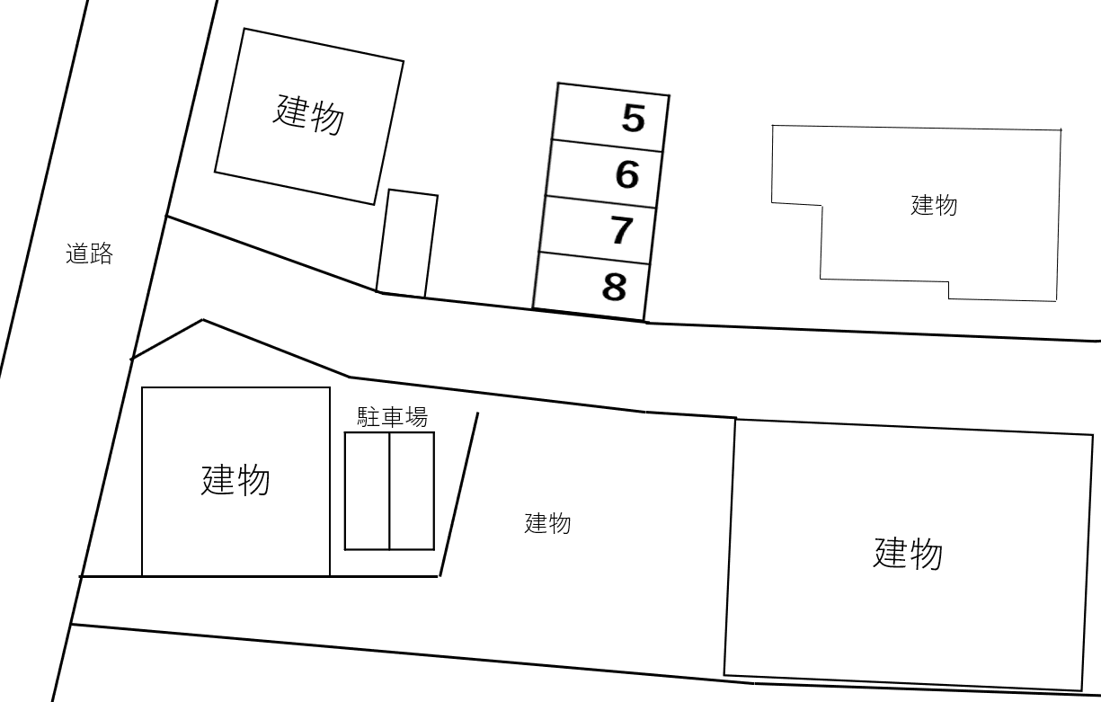 ＢＲＥＡＴＨ ＷＩＬＬ敷地外駐車場の駐車配置図