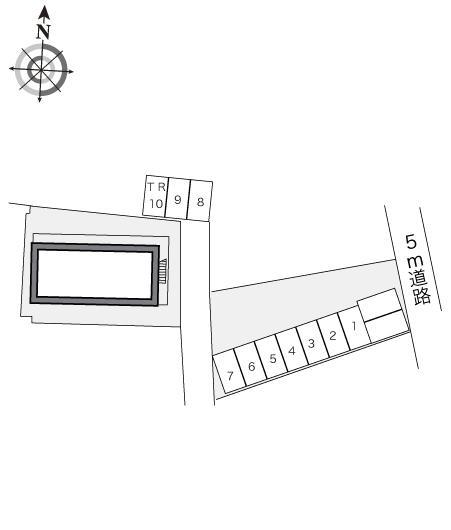 メイプル(13620)の駐車配置図