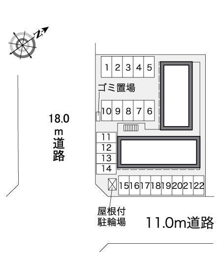 スパッツィオコモド(35963)の駐車配置図