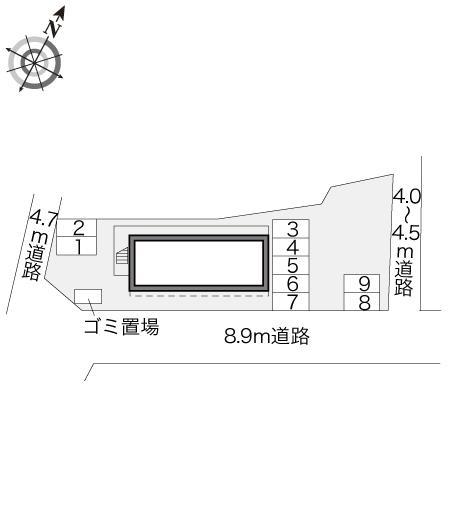かしま(16489)の駐車配置図