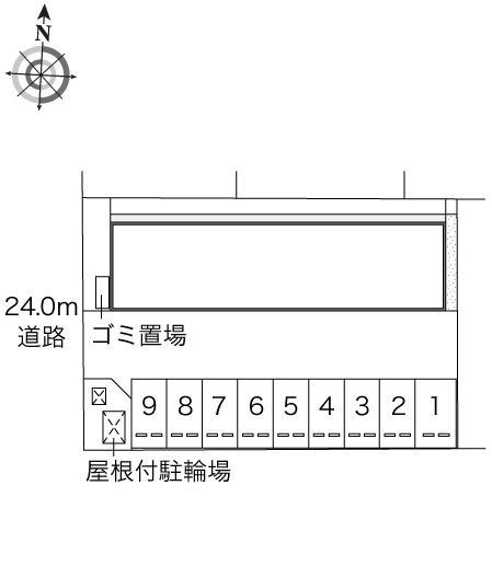 ノーヴォ(46060)の駐車配置図