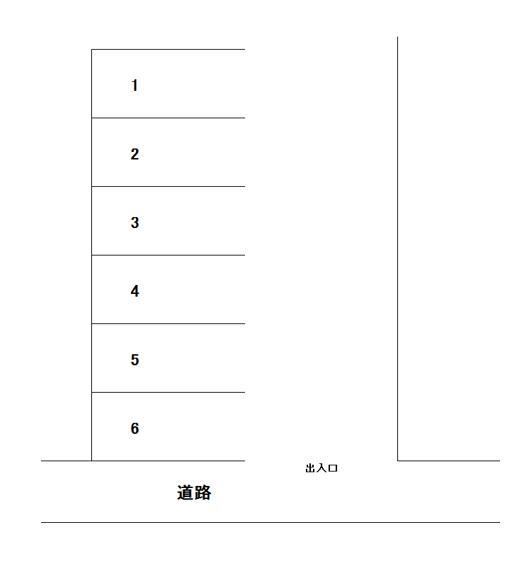 ハルパーキングの駐車配置図