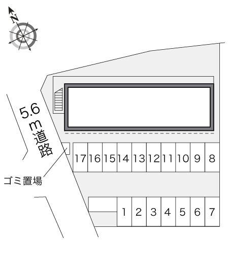 ＩＴＯ　Ⅱ(22596)の駐車配置図