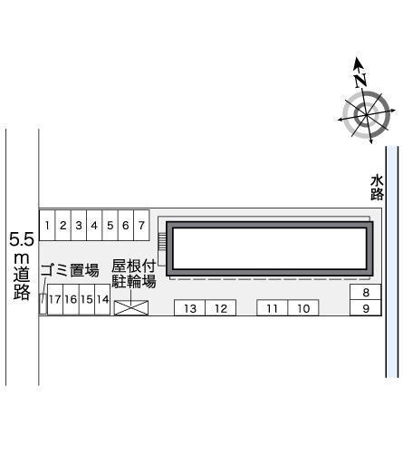 ＭＡＮＡＢＥ(27379)の駐車配置図