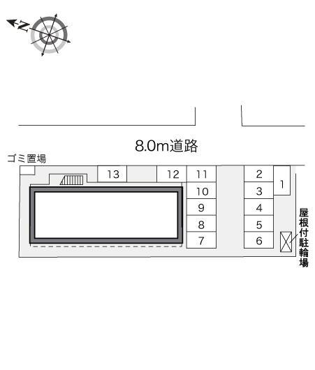 エトワール(24888)の駐車配置図