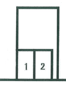久保木駐車場の駐車配置図