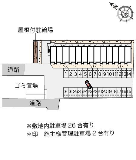ミランダエタニティⅡ(56831)の駐車配置図