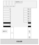 二本木４丁目駐車場ＮＯ．１の駐車場
