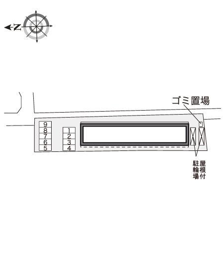 Ｃｏｓｍｏ(30292)の駐車配置図