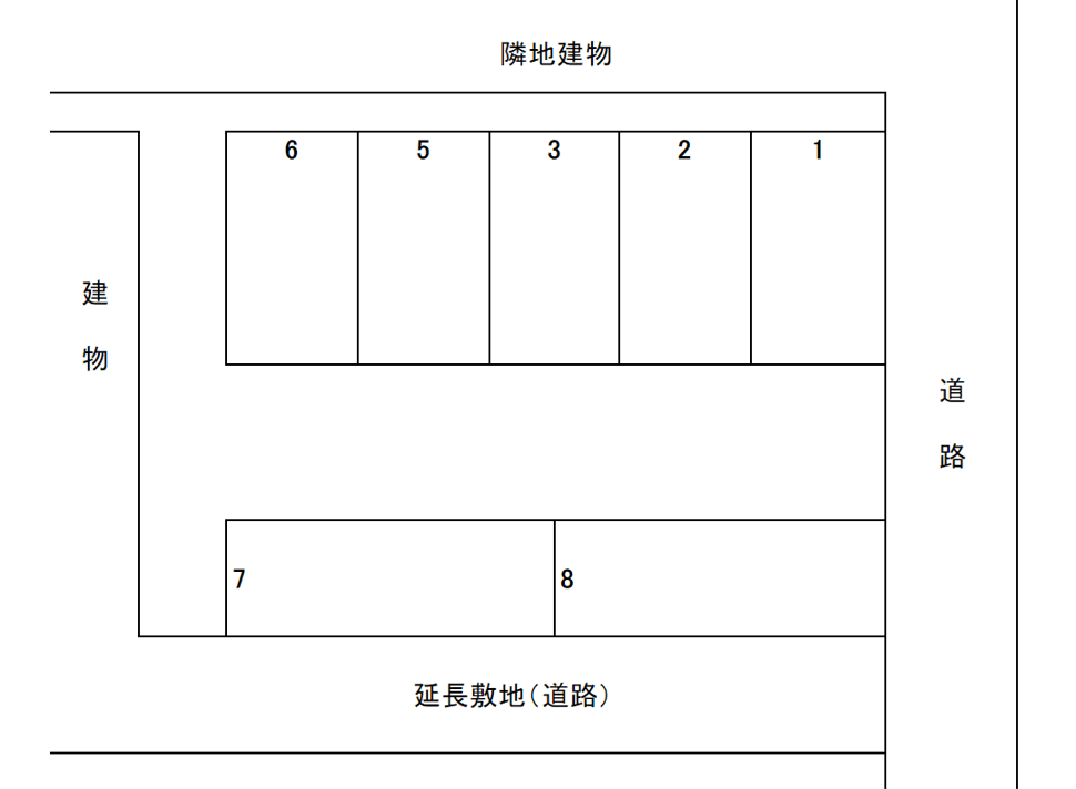 000183の駐車配置図