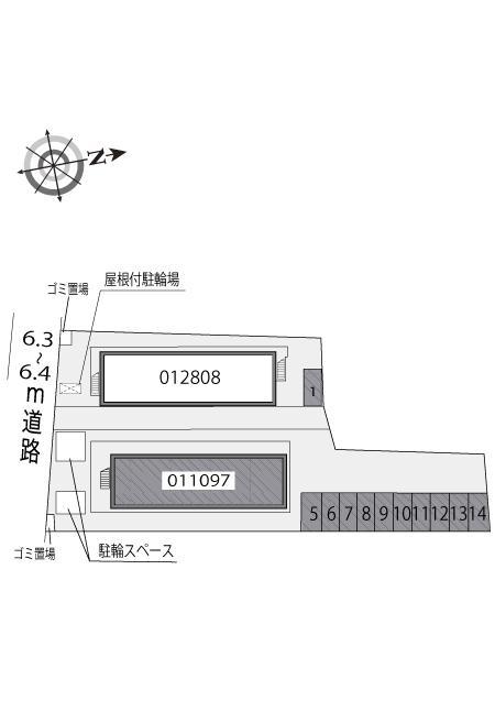 メイプルⅢ(11097)の駐車配置図